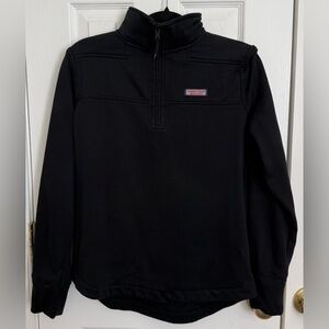 Vineyard Vines Black Quarter-Zip Pullover